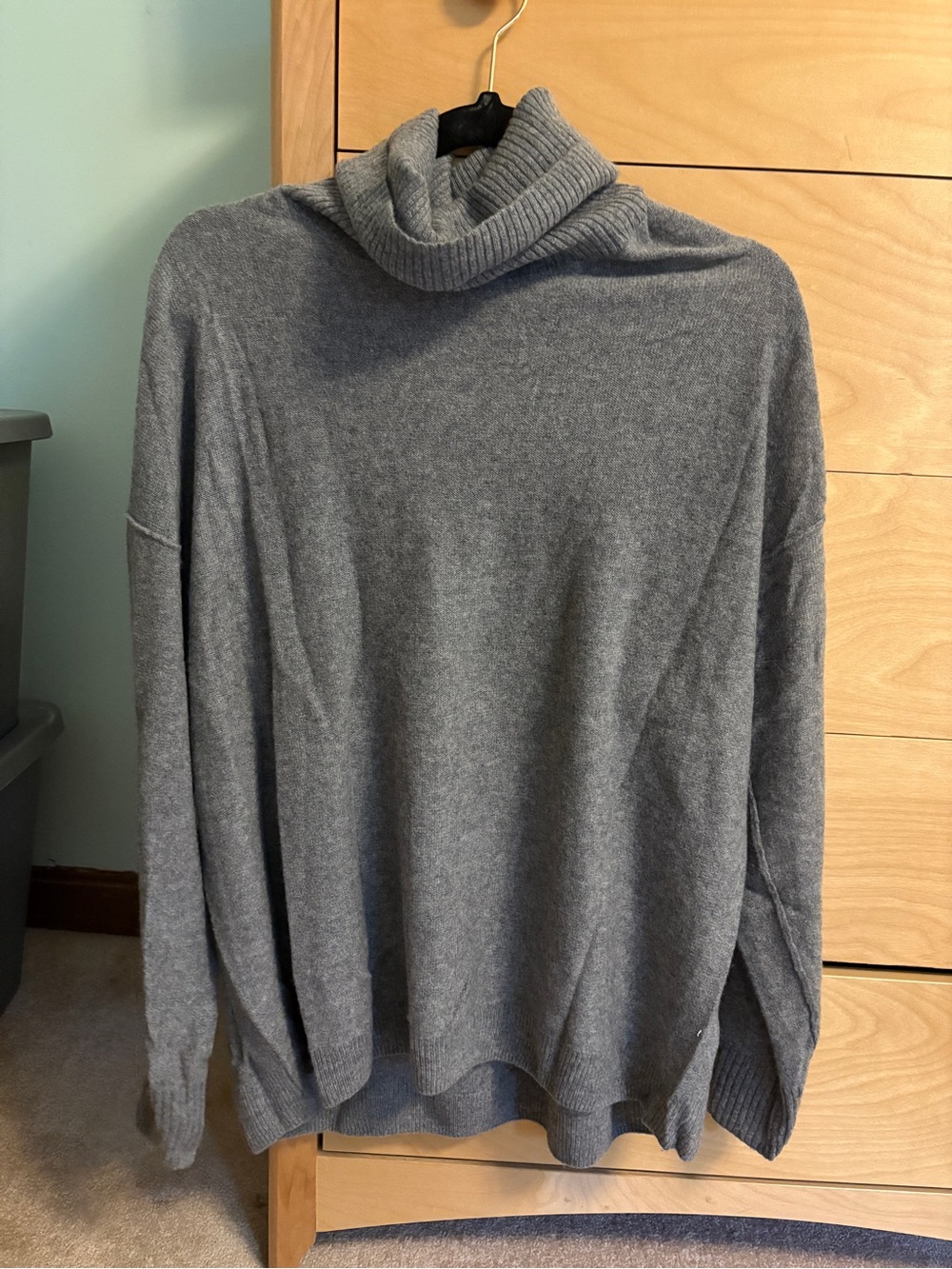 Free People Grey Turtleneck Sweater